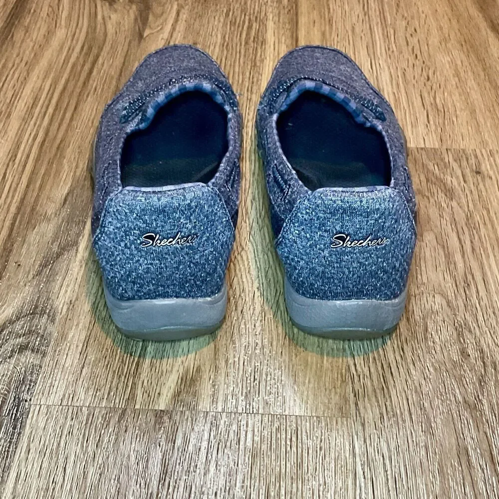 Skechers Women's Relaxed Fit Breathe-Easy Good Influence Slip-On Sneakers Sz 7.5